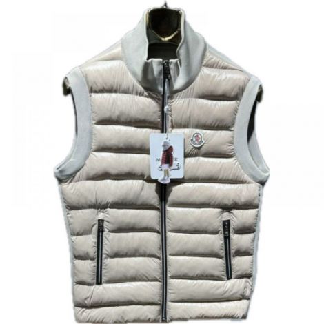 Moncler Yelek Bej - Moncler Men Vest Moncler Erkek Yelek Moncler Yelek 8836 Bej