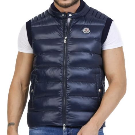 Moncler  Yelek Lacivert - Moncler Erkek Yelek Moncler Yelek 1430 Lacivert