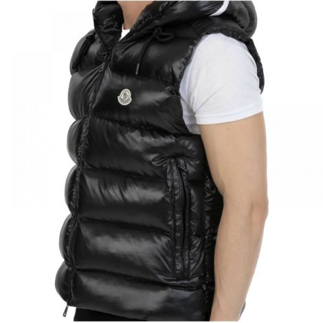 Moncler Yelek Siyah - Moncler Yelek Moncler Erkek Yelek 1803 Siyah