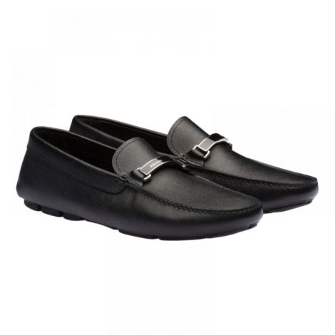 Prada Ayakkabı Loafer Siyah - Prada Erkek Ayakkabi Prada Ayakkabi Prada Men Shoes Prada Erkek Loafer Prada Siyah