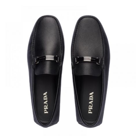 Prada Ayakkabı Loafer Siyah - Prada Erkek Ayakkabi Prada Ayakkabi Prada Men Shoes Prada Erkek Loafer Prada Siyah