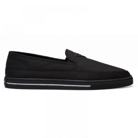 Prada Ayakkabı Slip-On Sneaker Siyah - Prada Erkek Ayakkabi Prada Sneakers Prada Men Shoes Prada Shoes Prada Slip On Sneakers Siyah