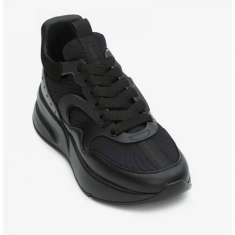 Alexander McQueen Ayakkabı Oversized Runner Siyah - Alexander Mcqueen Erkek Ayakkabi Alexander Mcqueen Ayakkabi Alexander Mcqueen Men Shoes Alexander Mcqueen Oversized Runner Sneaker Siyah