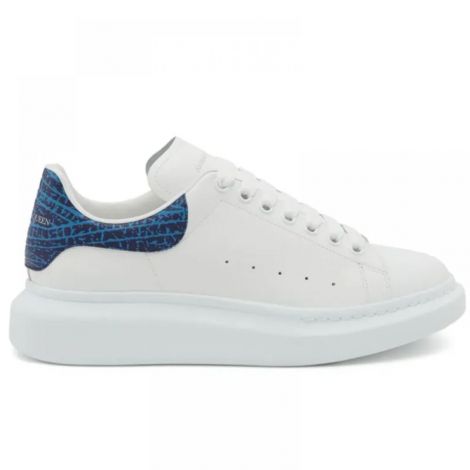 Alexander McQueen Ayakkabı Oversized Sneakers Beyaz - Alexander Mcqueen Erkek Ayakkabi Alexander Mcqueen Ayakkabi Alexander Mcqueen Men Shoes Alexander Mcqueen Sneakers Alexander Mcqueen Oversize Sneaker Mavi Beyaz