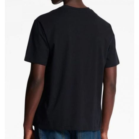 Balmain Tişört Logo-Patch Siyah - Balmain Erkek Tisort Balmain Men T Shirt Balmain Tisort Balmain Logo Patch T Shirt Siyah