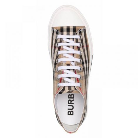 Burberry Ayakkabı Vintage Check Sneakers Bej - Burberry Erkek Ayakkabi Burberry Ayakkabi Burberry Men Shoes Burberry Vintage Check Sneakers Bej