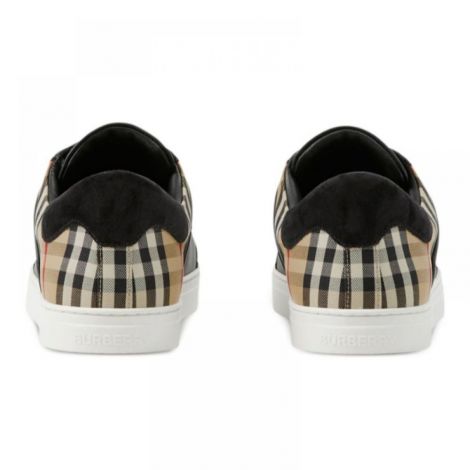 Burberry Ayakkabı Vintage Check Siyah - Burberry Erkek Ayakkabi Burberry Ayakkabi Burberry Men Shoes Burberry Vintage Check Sneakers Siyah