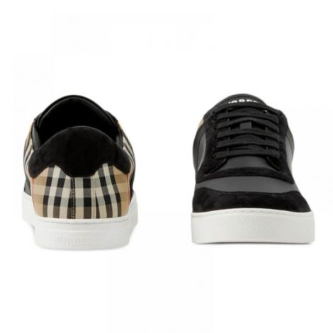 Burberry Ayakkabı Vintage Check Siyah - Burberry Erkek Ayakkabi Burberry Ayakkabi Burberry Men Shoes Burberry Vintage Check Sneakers Siyah