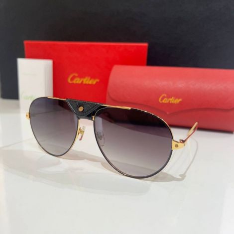 Cartier Gözlük Santos De Cartier Siyah - Cartier Sunglasses Cartier Gunes Gozlugu Cartier Gozluk Santos De Cartier Siyah 2