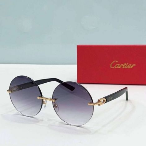Cartier Gözlük Güneş Gözlüğü Siyah - Cartier Sunglasses Cartier Gunes Gozlugu Cartier Gozluk Siyah 6