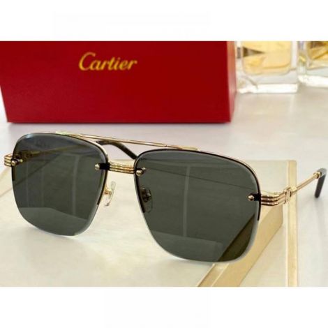 Cartier Gözlük Güneş Gözlüğü Siyah - Cartier Sunglasses Cartier Gunes Gozlugu Cartier Gozluk Yesil 1
