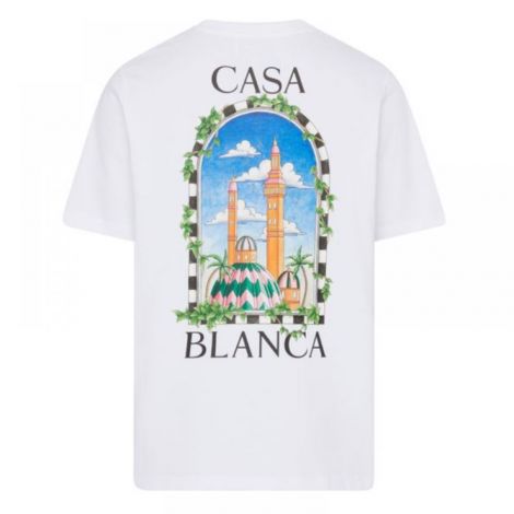 Casablanca Tişört Veu De Damas Beyaz - Casablanca Erkek Tisort Casablanca Veu De Damas T Shirt Casablanca Tisort Beyaz