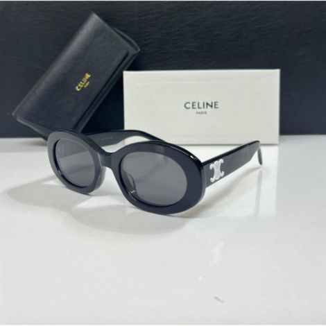 Celine Gözlük Triomphe 01 Siyah - Celine Gozluk Celine Gunes Gozlugu Celine Eyewear Triomphe 01 Siyah