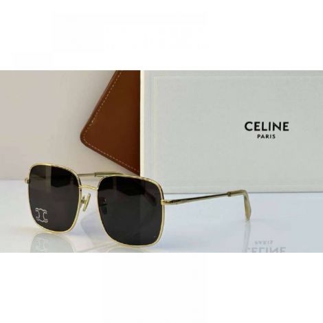 Celine Gözlük Triomphe Rhinestone 01 Siyah - Celine Gunes Gozlugu Celine Gozluk Triomphe Rhinestone 01 Sunglasses Siyah