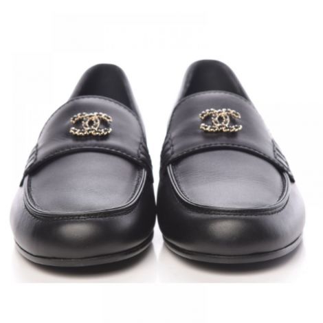 Chanel Ayakkabı Mocassin Loafer Siyah - Chanel Kadin Ayakkabi Chanel Ayakkabi Chanel Women Shoes Chanel Mocassin Loafers Siyah