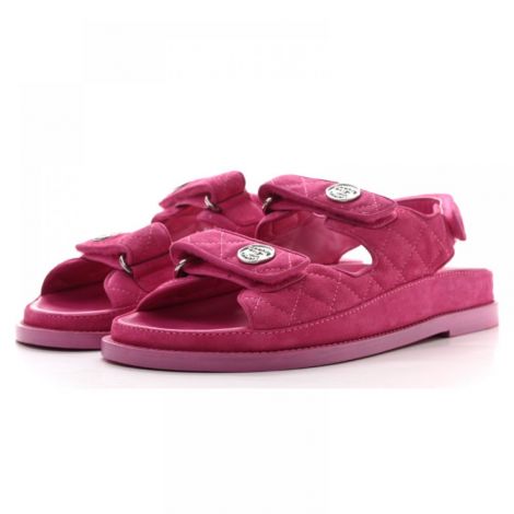 Chanel Dad Sandalet Pembe - Chanel Kadin Sandalet Chanel Sandalet Chanel Women Sandals Chanel Dad Sandals Pink Pembe