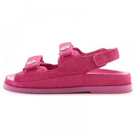 Chanel Dad Sandalet Pembe - Chanel Kadin Sandalet Chanel Sandalet Chanel Women Sandals Chanel Dad Sandals Pink Pembe