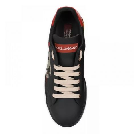 Dolce Gabbana Ayakkabı Portofino Siyah - Dolce Gabbana Erkek Ayakkabi Dolce Gabbana Ayakkabi Dolce Gabbana Erkek Sneakers Dolce Gabbana Men Shoes Dolce Gabbana Portofino Sneakers Siyah