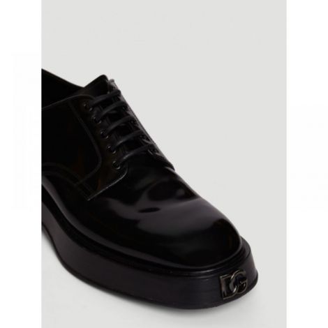 Dolce Gabbana Ayakkabı Michelangelo Derby Siyah - Dolce Gabbana Erkek Ayakkabi Dolce Gabbana Ayakkabi Dolce Gabbana Men Shoes Dolce Gabbana Michelangelo Derby Siyah