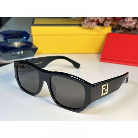 Fendi Gözlük FF Logo Siyah - Fendi Gozluk Fendi Sunglasses Fendi Gunes Gozlugu FF Siyah