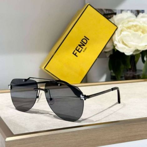 Fendi Gözlük Sky FE 40115U Siyah - Fendi Gunes Gozlugu Fendi Eyewear Fendi Gozluk Siyah