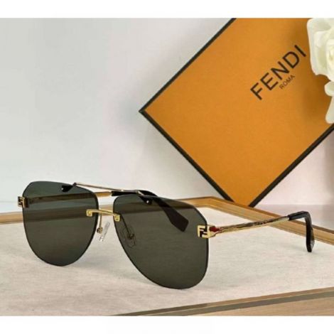 Fendi Gözlük Sky FE 40115U Yeşil - Fendi Gunes Gozlugu Fendi Eyewear Fendi Gozluk Yesil