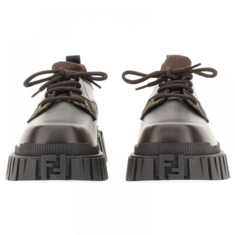 Fendi Ayakkabı Force Kahverengi - Fendi Erkek Ayakkabi Fendi Ayakkabi Fendi Men Shoes Fendi Force Erkek Ayakkabi Kahverengi