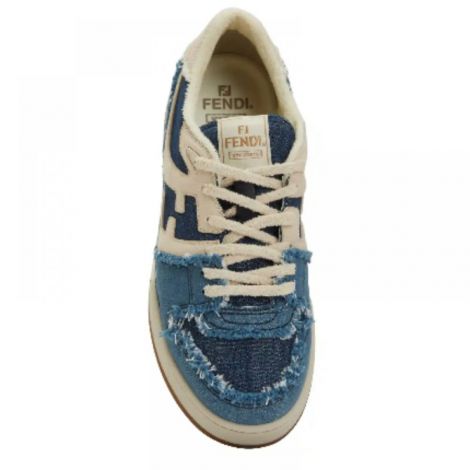 Fendi Ayakkabı Denim Sneaker Mavi - Fendi Erkek Ayakkabi Fendi Ayakkabi Fendi Men Shoes Fendi Men Sneakers Fendi Denim Sneaker Mavi