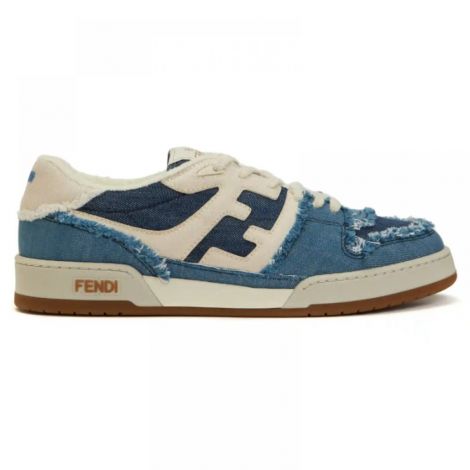 Fendi Ayakkabı Denim Sneaker Mavi - Fendi Erkek Ayakkabi Fendi Ayakkabi Fendi Men Shoes Fendi Men Sneakers Fendi Denim Sneaker Mavi