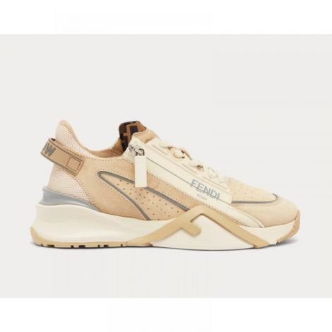 Fendi Ayakkabı Flow Bej - Fendi Erkek Ayakkabi Fendi Ayakkabi Fendi Men Shoes Fendi Men Sneakers Fendi Flow Sneakers Bej