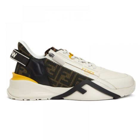 Fendi Ayakkabı Flow Sneakers Beyaz - Fendi Erkek Ayakkabi Fendi Ayakkabi Fendi Men Shoes Fendi Men Sneakers Fendi Flow Sneakers Beyaz