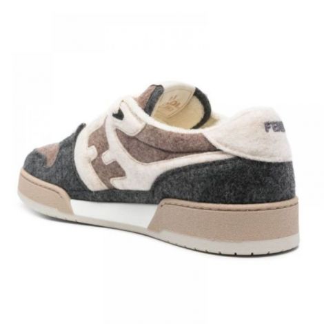 Fendi Ayakkabı Match  Kahverengi - Fendi Erkek Ayakkabi Fendi Ayakkabi Fendi Men Shoes Fendi Men Sneakers Fendi Match Colour Block Sneakers Kahverengi