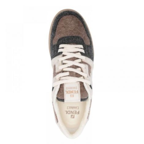 Fendi Ayakkabı Match  Kahverengi - Fendi Erkek Ayakkabi Fendi Ayakkabi Fendi Men Shoes Fendi Men Sneakers Fendi Match Colour Block Sneakers Kahverengi