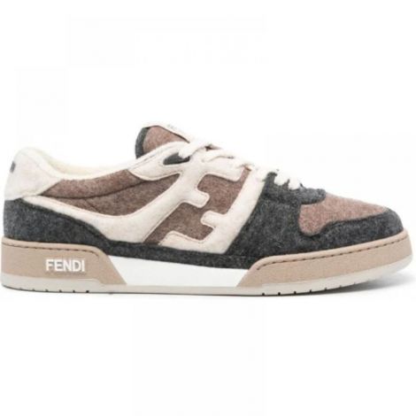 Fendi Ayakkabı Match  Kahverengi - Fendi Erkek Ayakkabi Fendi Ayakkabi Fendi Men Shoes Fendi Men Sneakers Fendi Match Colour Block Sneakers Kahverengi