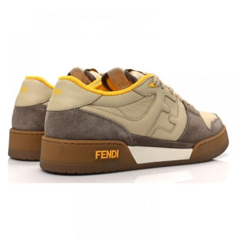 Fendi Ayakkabı Match Sneaker Bej - Fendi Erkek Ayakkabi Fendi Ayakkabi Fendi Men Shoes Fendi Men Sneakers Fendi Match Sneaker Bej