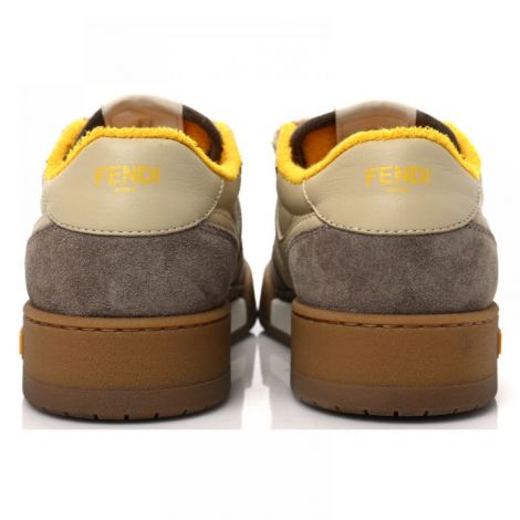 Fendi Ayakkabı Match Sneaker Bej - Fendi Erkek Ayakkabi Fendi Ayakkabi Fendi Men Shoes Fendi Men Sneakers Fendi Match Sneaker Bej