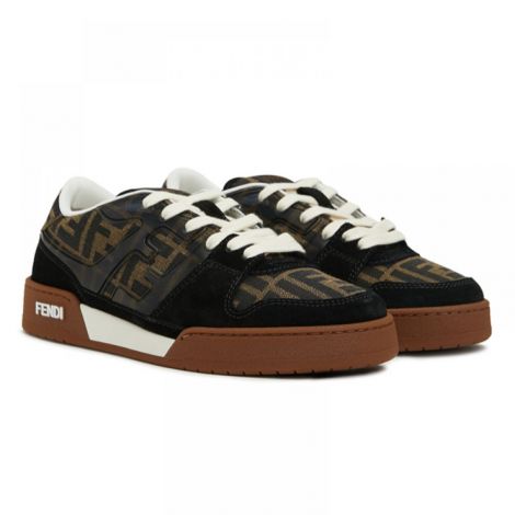 Fendi Ayakkabı Match  Kahverengi - Fendi Erkek Ayakkabi Fendi Ayakkabi Fendi Men Shoes Fendi Men Sneakers Fendi Match Sneakers Kahverengi