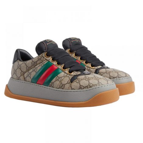 Gucci Ayakkabı GG Screener Sneaker Bej - Gucci Erkek Ayakkabi Gucci Erkek Sneaker Gucci Men Sneaker Gucci Men Shoes Gucci GG Screener Sneaker Beige Bej