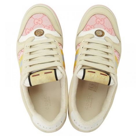 Gucci Ayakkabı Screener Pembe - Gucci Kadin Ayakkabi Gucci Ayakkabi Gucci Sneaker Gucci Women Sneakers Gucci Screener Sneakers Pembe