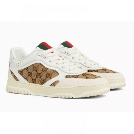 Gucci Ayakkabı Re-Web Sneaker Beyaz - Gucci Kadin Ayakkabi Gucci Ayakkabi Gucci Women Shoes Gucci Shoes Gucci Re Web Sneakers Beyaz