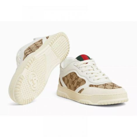 Gucci Ayakkabı Re-Web Sneaker Beyaz - Gucci Kadin Ayakkabi Gucci Ayakkabi Gucci Women Shoes Gucci Shoes Gucci Re Web Sneakers Beyaz