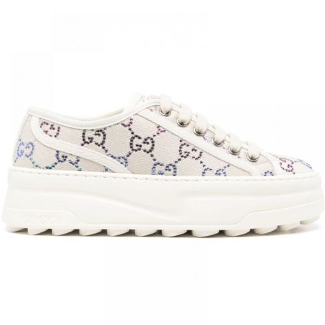 Gucci Ayakkabı Tennis 1977 GG Trainer Beyaz - Gucci Kadin Ayakkabi Gucci Ayakkabi Gucci Women Shoes Gucci Shoes Gucci Tennis 1977 GG Trainer Sneakers Beyaz