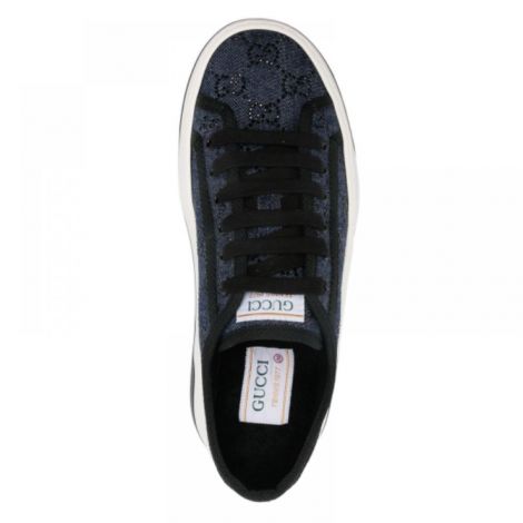 Gucci Ayakkabı Tennis 1977 GG Trainer Lacivert - Gucci Kadin Ayakkabi Gucci Ayakkabi Gucci Women Shoes Gucci Shoes Gucci Tennis 1977 GG Trainer Sneakers Lacivert