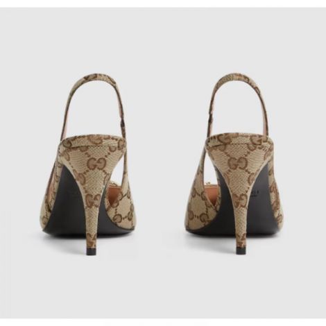 Gucci Topuklu Ayakkabı Horsebit  Bej - Gucci Kadin Ayakkabi Gucci Topuklu Ayakkabi Gucci Women Horsebit Pump Bej