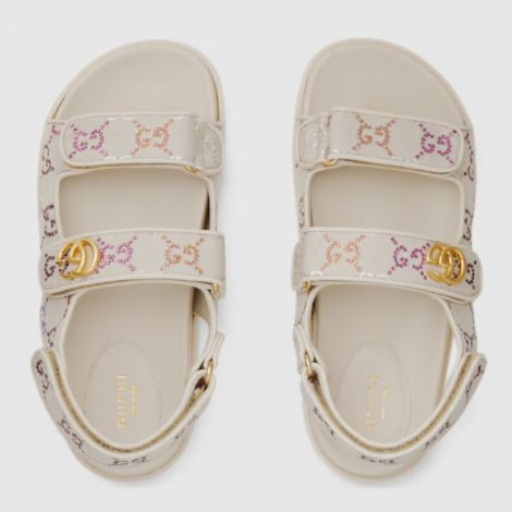 Gucci Sandalet Double G Kremrengi - Gucci Sandalet Gucci Kadin Sandalet Gucci Women Sandals Gucci Double G Sandalet Kremrengi