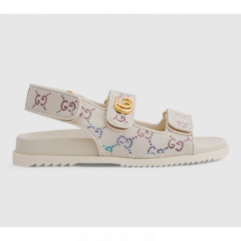 Gucci Sandalet Double G Kremrengi - Gucci Sandalet Gucci Kadin Sandalet Gucci Women Sandals Gucci Double G Sandalet Kremrengi