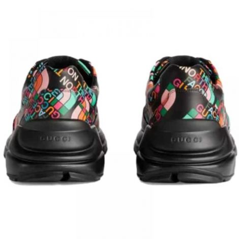 Gucci Ayakkabı The Northface x Gucci Rhyton Siyah - The Northface X Gucci Rhyton Erkek Ayakkabi The Northface X Gucci Rhyton Ayakkabi The Northface X Gucci Rhyton Sneakers The Northface X Gucci Rhyton Men Shoes Siyah