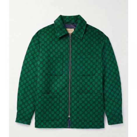 Gucci Ceket Yeşil - Gucci Ceket Gucci Erkek Ceket Gucci Men Jacket Gucci Jacket 0469 Yesil