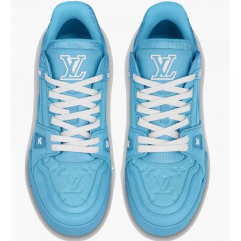 Louis Vuitton Ayakkabı Trainer Sneaker Mavi - Louis Vuitton Ayakkabi Louis Vuitton Kadin Ayakkabi Louis Vuitton Women Shoes Louis Vuitton Women Sneakers Louis Vuitton Trainer Sneaker Mavi