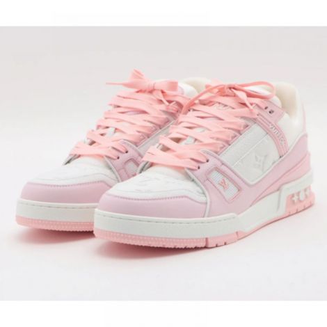 Louis Vuitton Ayakkabı Trainer Sneaker Pembe - Louis Vuitton Ayakkabi Louis Vuitton Kadin Ayakkabi Louis Vuitton Women Shoes Louis Vuitton Women Sneakers Louis Vuitton Trainer Sneaker Pembe